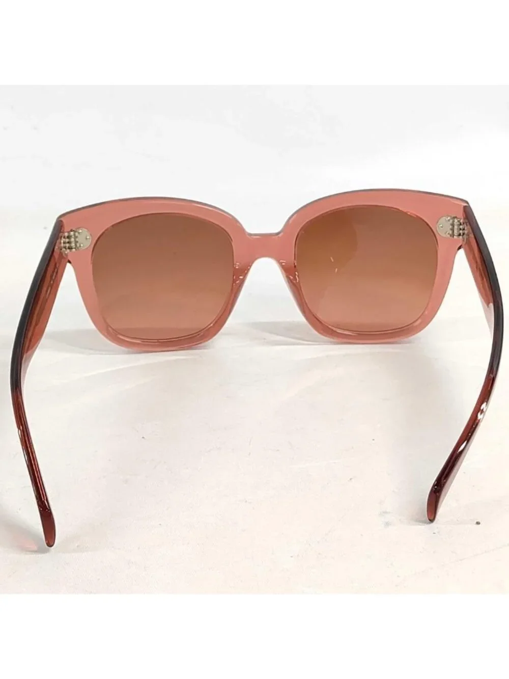 Celine Sunglasses Square Pink 3 Dots Eyewear